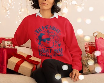 T-shirt Manches Longues Juniors "Be Naughty Save Santa The Trip" - Taille 3-5