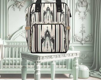 Mint Goth Girl Baby Diaper Bag, Goth Baby Stuff, Diaper Backpack, Goth Baby Gift, Goth Bag, Diaper Bag, Custom Diaper Bag, Pastel Goth Bag