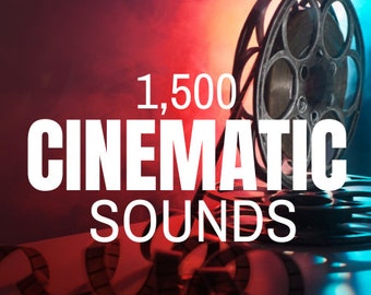 1,500 Royalty Free Cinematic Sounds-Commercial and Personal Use