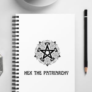 Hex the Patriarchy Spiral Notebook