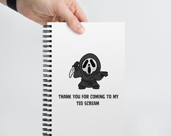 Danke, dass du zu meinem TED Scream Notizbuch gekommen bist
