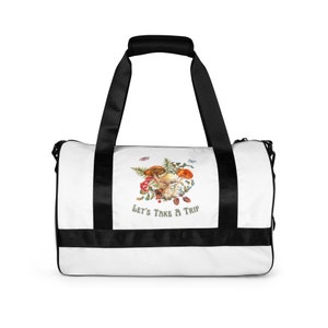 Let's Take a Trip Mushroom Gym Bag