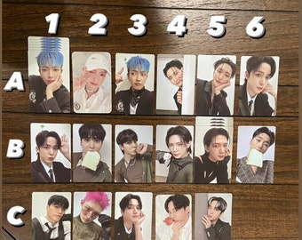 UPDATED Ateez Official Outlaw Album Photocards