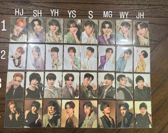 Ateez Official Golden Hour pt 1 photocards