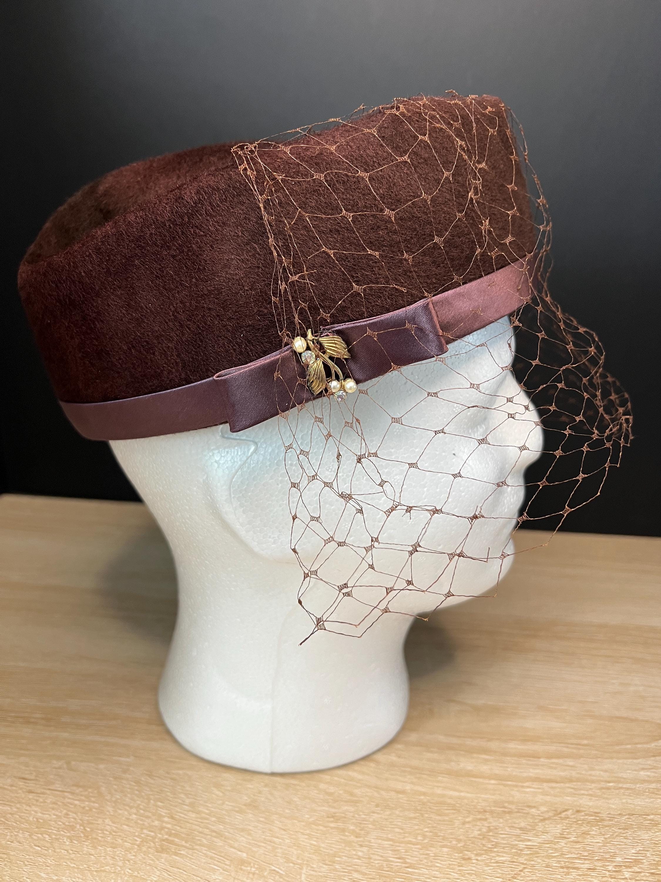 Pill Box Hat Vintage Orbachs Pearl and Rhinestone Pins, Clean and barely worn il_fullxfull.3088138776_s9lk.jpg main image 4