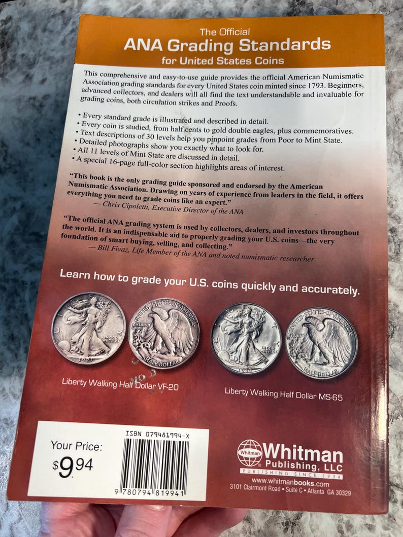 The Official American Numismatic Association Grading Standards for U.S ...