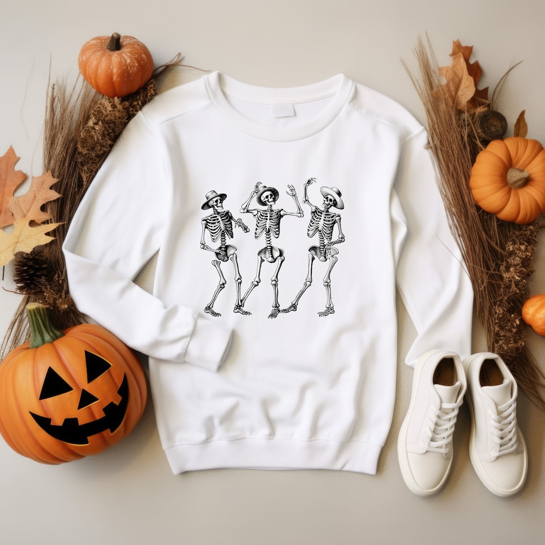 Halloween Skeleton Aesthetics Halloween Scary Shirt Etsy