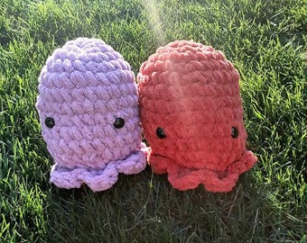 Adorbs Octopus di medie dimensioni fatto a mano all'uncinetto peluche