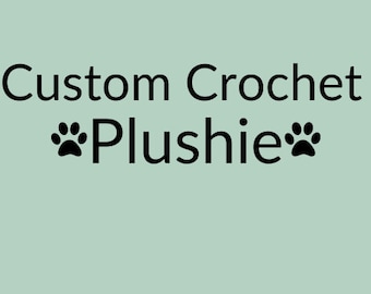 Peluche all'uncinetto personalizzabile, giocattolo all'uncinetto personalizzato, regalo per bambini, giocattoli personalizzati fatti a mano, colori e dimensioni personalizzabili, per bambini e neonati