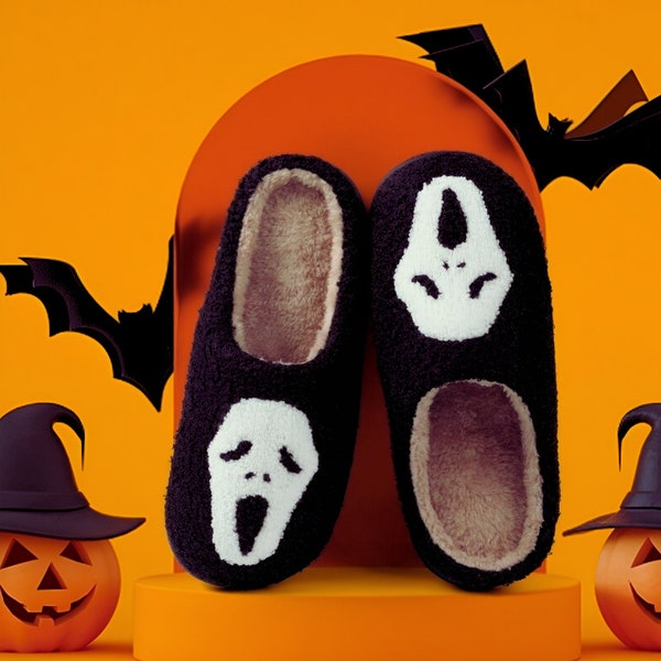 Ghost Face Slippers Etsy UK