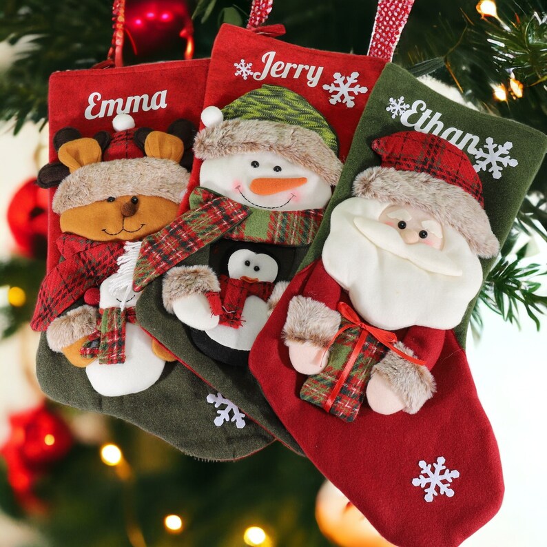 Personalized Christmas Stockings Custom Stockings With Names Etsy