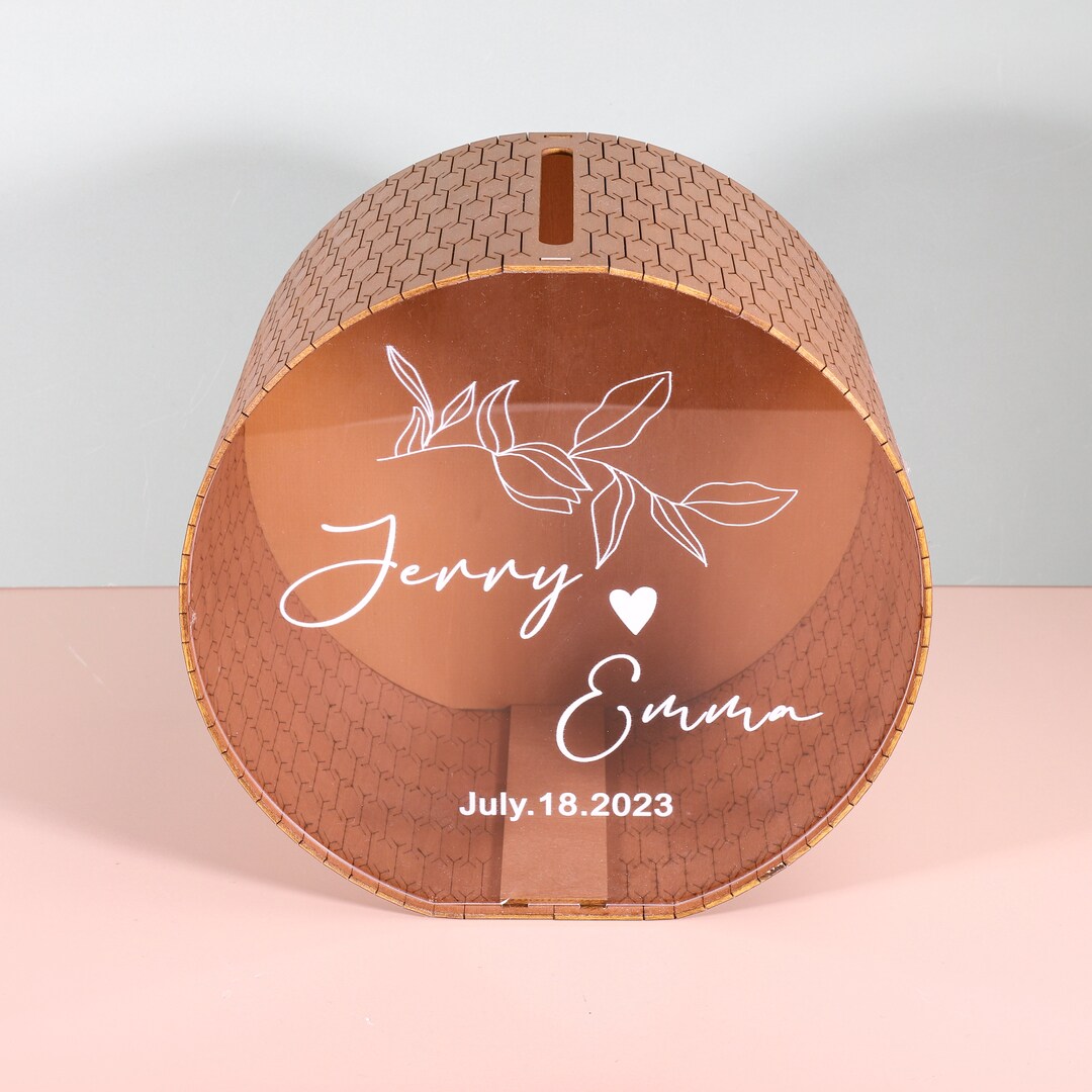 Personalized Wedding Card Box Custom Wooden Card Box Wedding Etsy UK