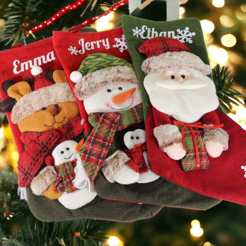 Personalized Christmas Stockings Custom Stockings With Names Etsy