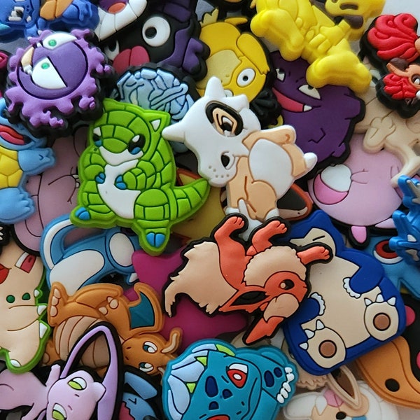 Pokémon Croc Charms (Post 2/4) | Bulbasaur | Charmander | Charizard | Squirtle | Butterfree | Psyduck | Rattata | Sandshrew | Cubone