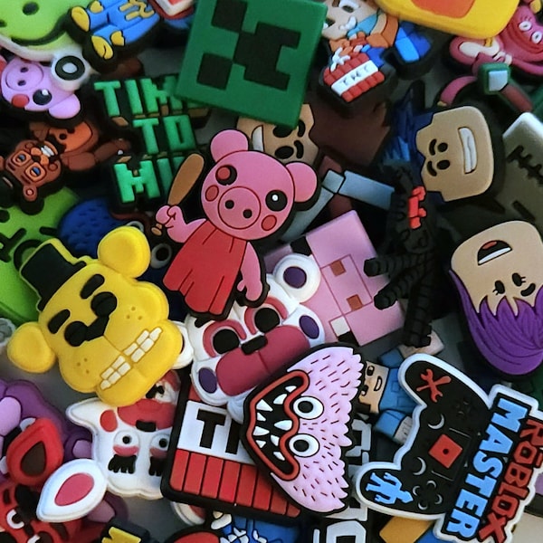 PC Video GAMING Croc Charms (5/6) | Minecraft | Roblox | FNAF | Poppy’s Playtime | Huggy Wuggy