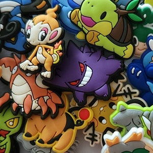 Pokémon Croc Charms (Post 3/4) | Gengar | Jigglypuff | Treecko | Mudkip | Turtwig | Piplup | Chimchir | Axew | Snivy | Litten | Mewtwo