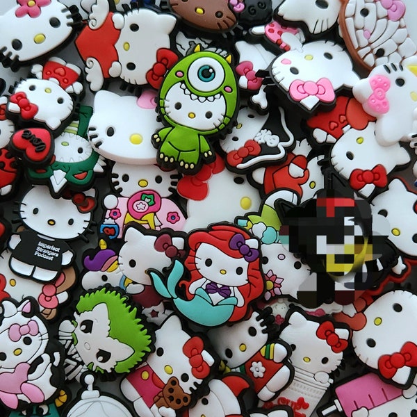 KAWAI SANRIO CARTOON Croc Charms (Post 1/2) - Hello Kitty | Halloween | Mermaid | Pirate | Fairy | Dragon | Astronaut | Korea | Cow