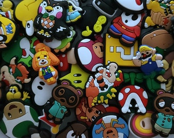 MARIO Croc Charms (Post 2/6) | ANIMAL CROSSING | Mario Kart | Wario | Yoshi | Bowser | Power Ups | Toad | Donkey Kong | Pauline | Boo