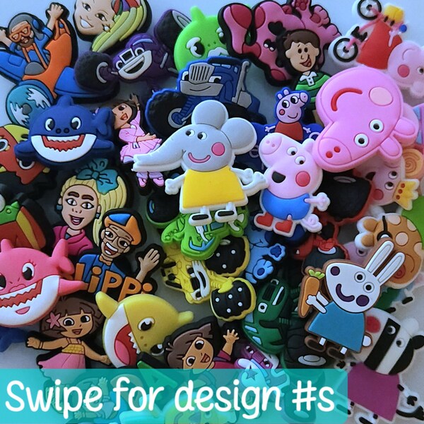 TODDLERS Croc Charms (2/3) | Pig | Explorer | Shark | Blue | Trucks | Baby Shows | Cartoons