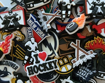 HOCKEY Teams Croc Charms | Ik hou van hockey | Puck | Stok | Schaatsen | Keeper