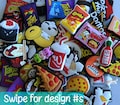 CHIPS, SUSHI & PIZZA Croc Charms | Food Charms | Chinese Takeout | Noodles | Cheetos | Takis | Doritos | Ritz | Lays | Pringles | Sun