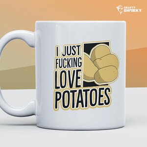 Caneca Eu Amo Batatas