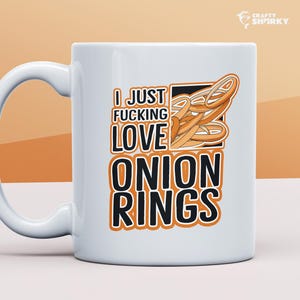 Ich liebe Zwiebelringe Tasse