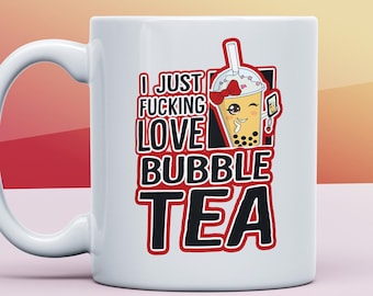 I Love Bubble Tea Mug
