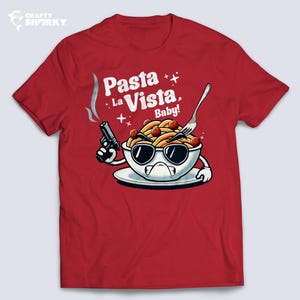 Pasta La Visvis T-Shirt, lustiges Pasta-Liebhaber-T-Shirt, Pasta-Themen-Grafik-T-Shirt, Grafik-T-Shirt für Sie und Ihn, perfektes Geschenk für Pasta-Liebhaber
