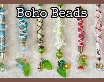 Boho Beads/ Junk Journal Embellishments (3 pack)