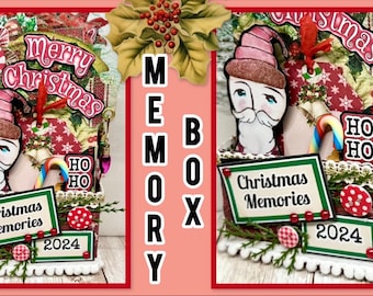 Kerstgeheugendoos/ gevulde kaartjes/ digitale kit/ knutselwerkjes