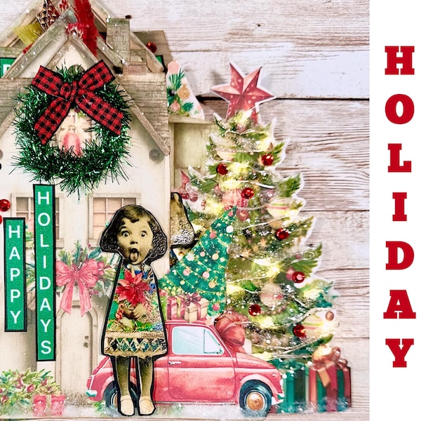 HOLIDAY VILLAGE: Christmas Journal Kit (15 pgs)