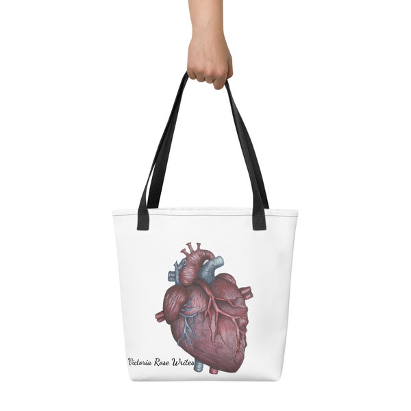 Anatomical Heart Tote Bag Etsy