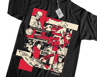 UNISEXE - t-shirt anime vintage, chemise anime rétro, quoi qu'il arrive, t-shirt graphique