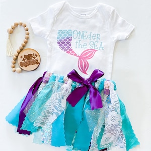 Oneder the sea 1st Birthday Outfit, ONEder the sea party outfit, first birthday outfit