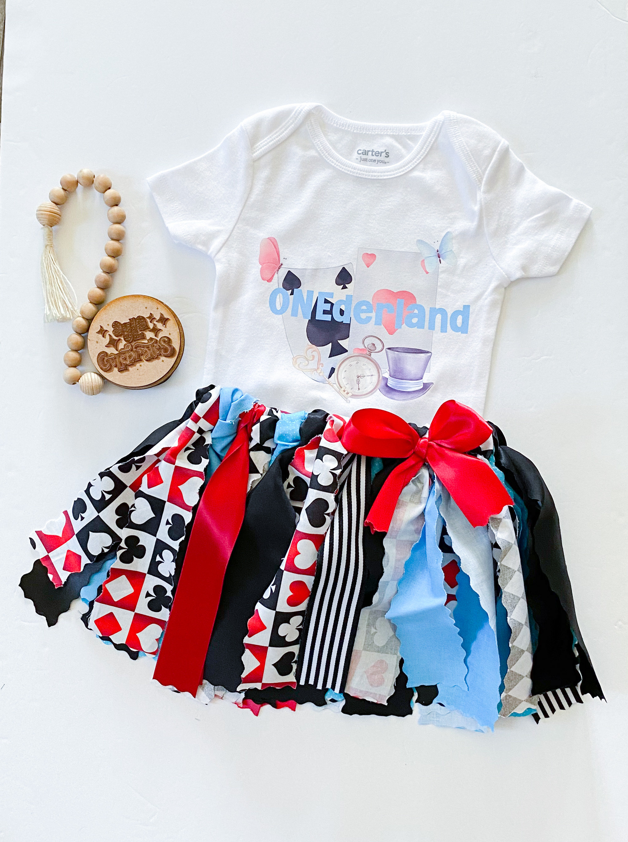 alice in wonderland first birthday dress Alice In Wonderland tutu set-Alice In Wonderland outfit-Alice In Wonderland  dress-Onederland tutu set