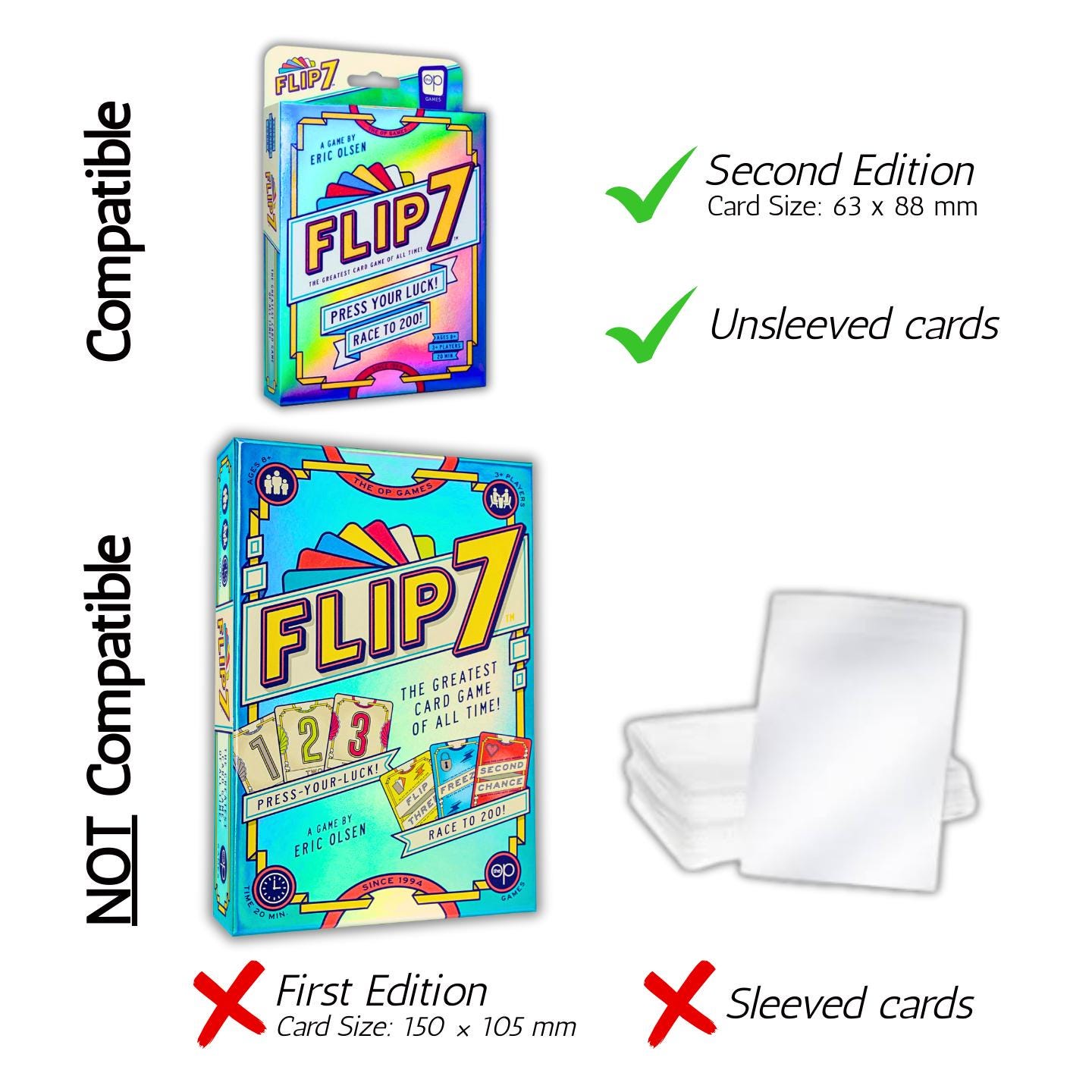Flip 7 Second Edition (peg) Deluxe Upgrade Case - Etsy