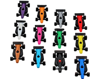 Heat Deluxe 'Stock' Cars, Team Cars, and/or Gear Pawns Board Game Upgrade (up to Legends Expansion)