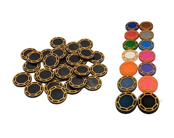 Fichas de poder de lujo de Villanos de Disney