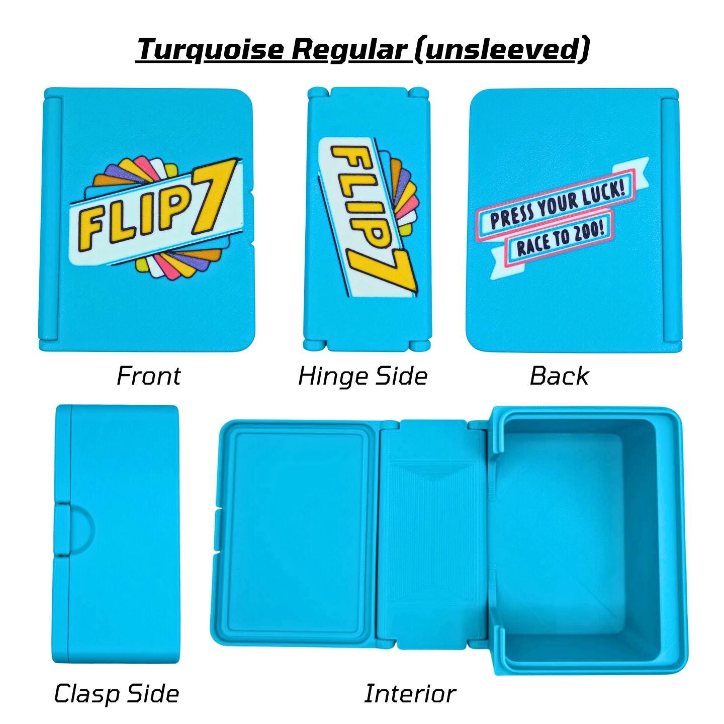 Flip 7 Second/2nd Edition (peg/tuck Small Box) Sleeved or Unsleeved Deluxe  Upgrade Case - Etsy