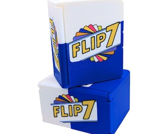 Flip 7 With a Vengeance (Peg/Tuck Small Box) Sleeved or Unsleeved Deluxe Upgrade Case