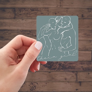 Their Girl Bookish Sticker