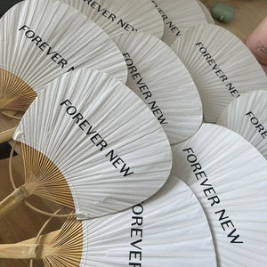Personalised paper paddle fans | Wedding Favours | Hens | Hand Held Fan | Placecards | Engagement Party
