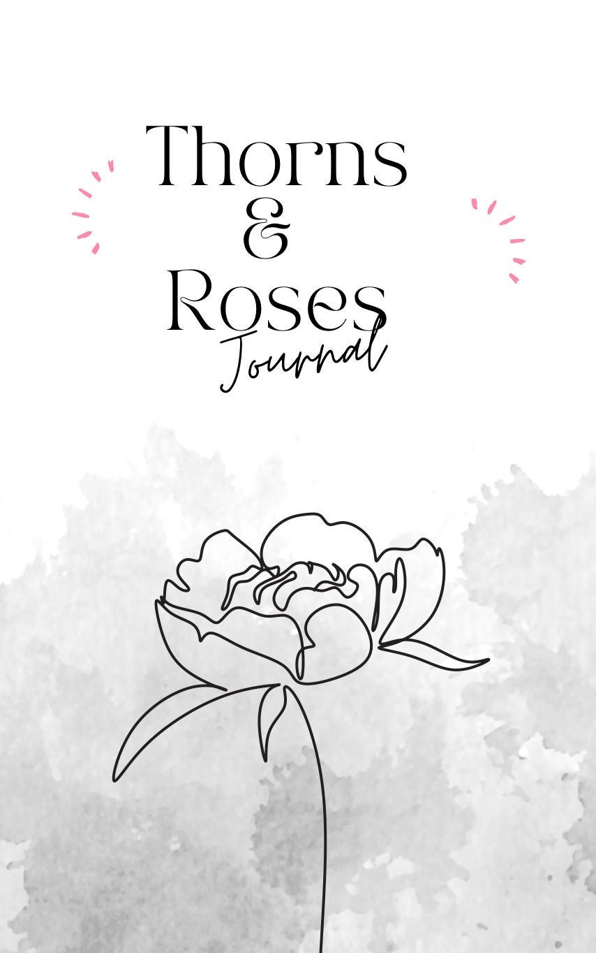 Christian Thorns and Roses Printable Journal Etsy