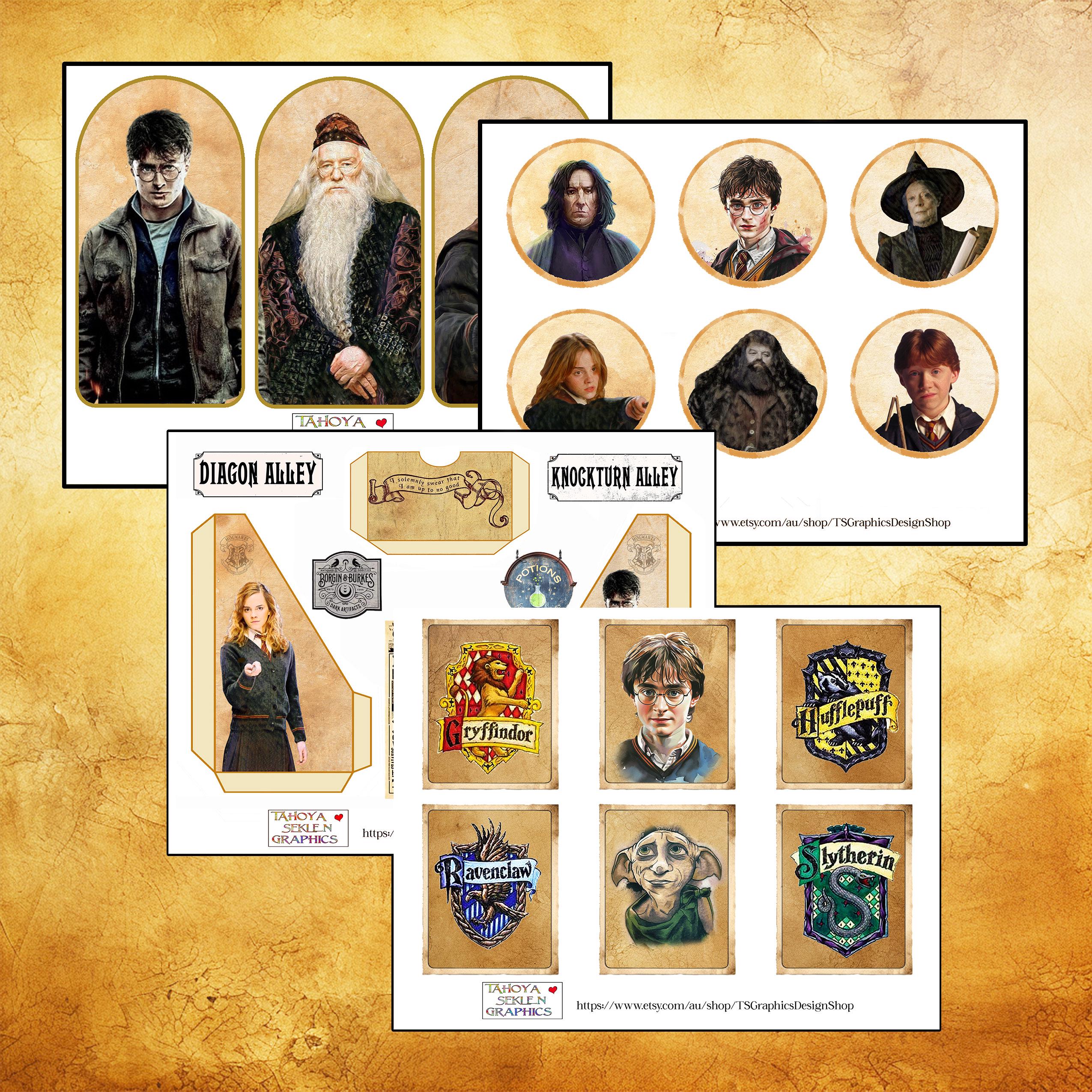 Wizards School Fantasy Junk Journal Printable 30 Pages Wizarding ...
