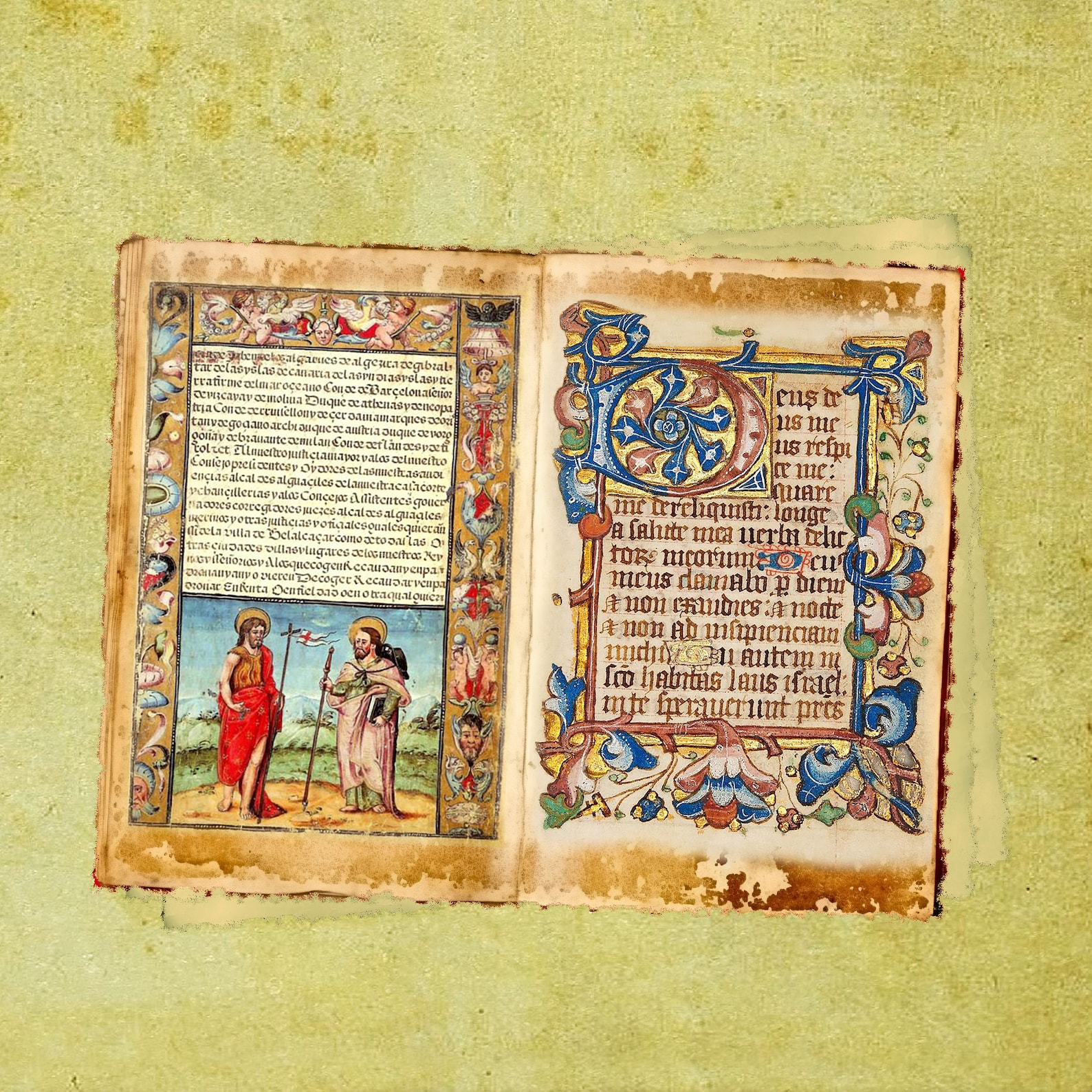 Illuminated Manuscripts Vintage Junk Journal Printable Pages ...