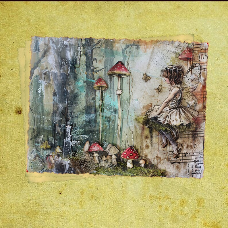 Fairyland Junk Journal Printable Pages Fantasy Journal Printable ...