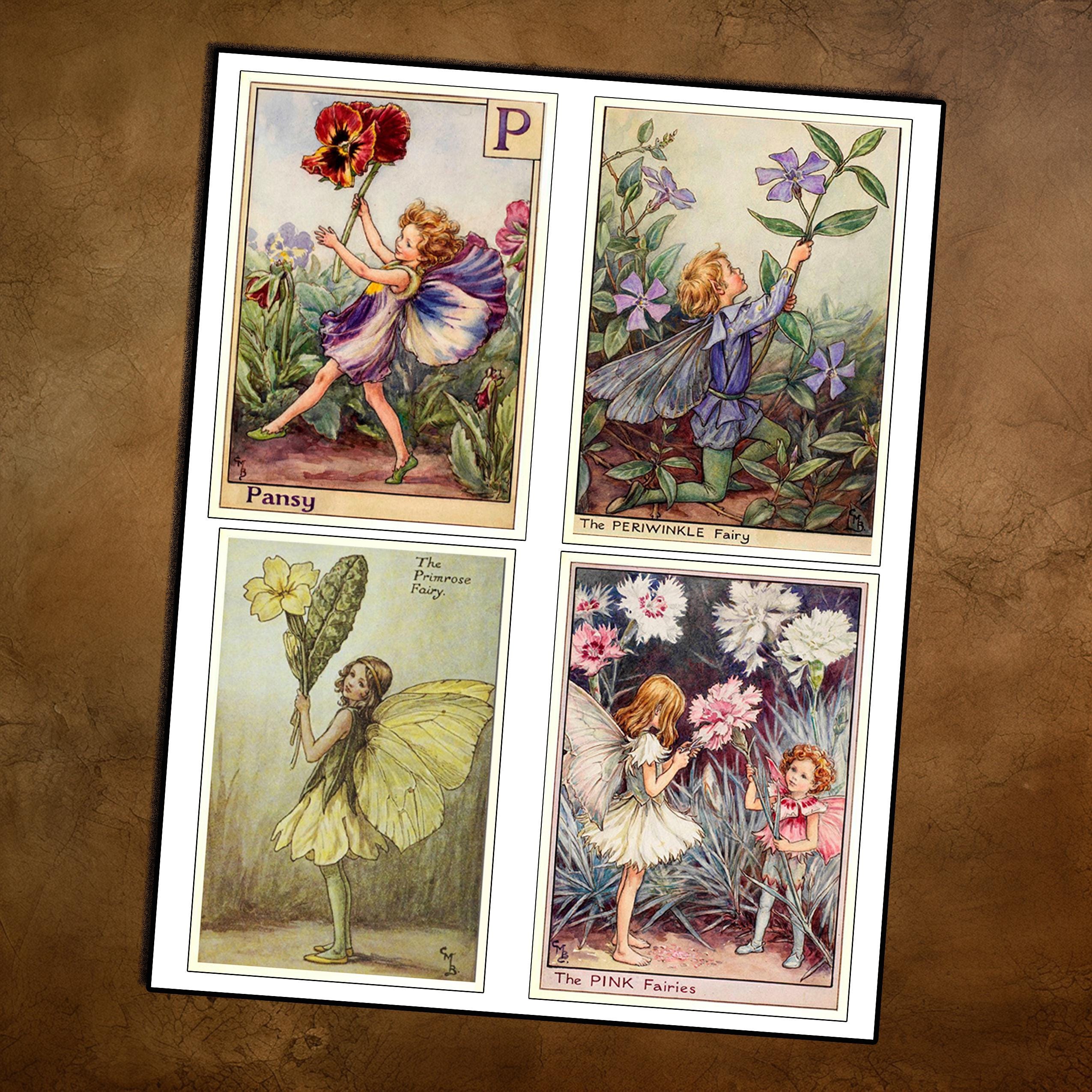 Magical Flower Fairies Junk Journal Ephemera 25 Fantasy Printable Pages ...