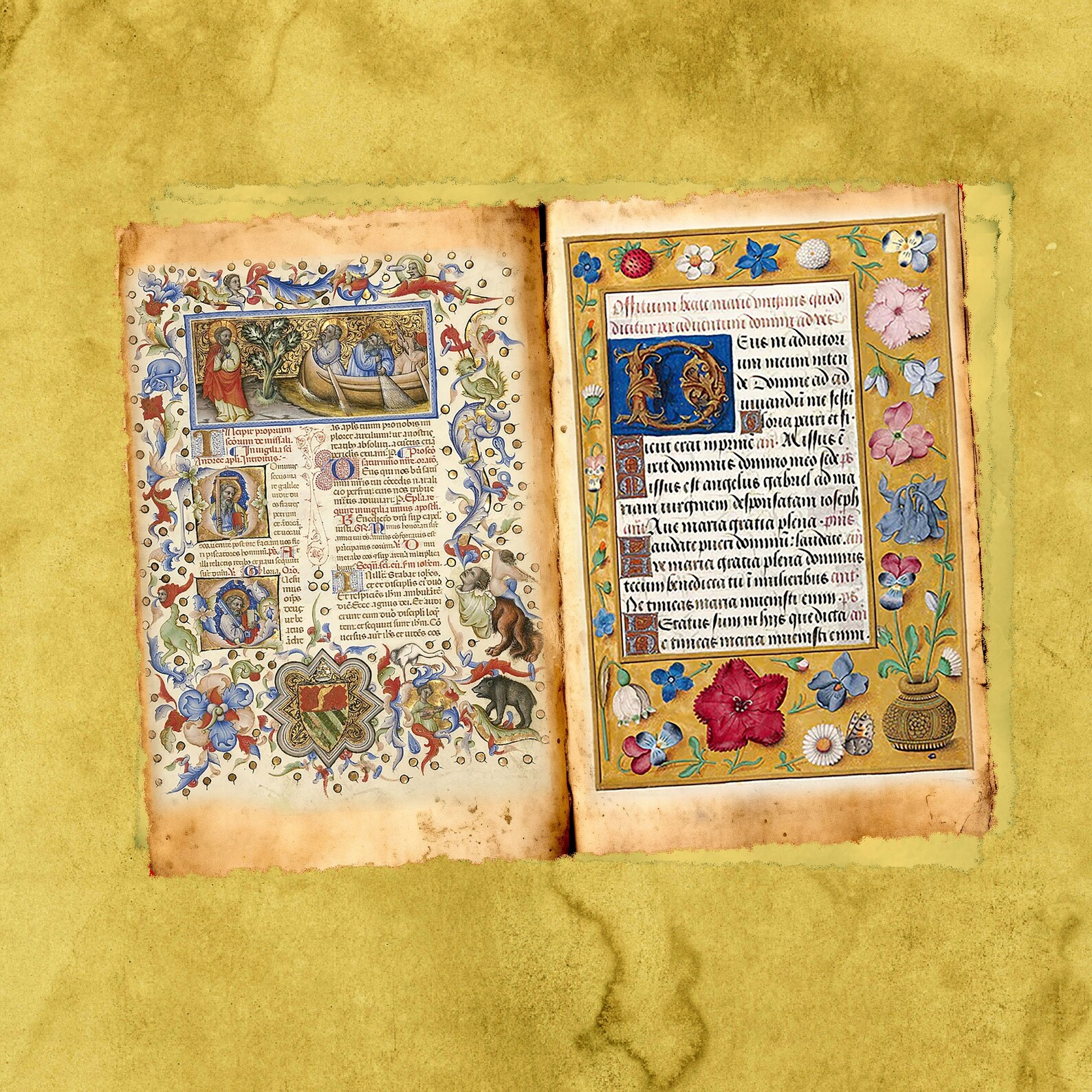 Illuminated Manuscripts Vintage Junk Journal Printable Pages ...