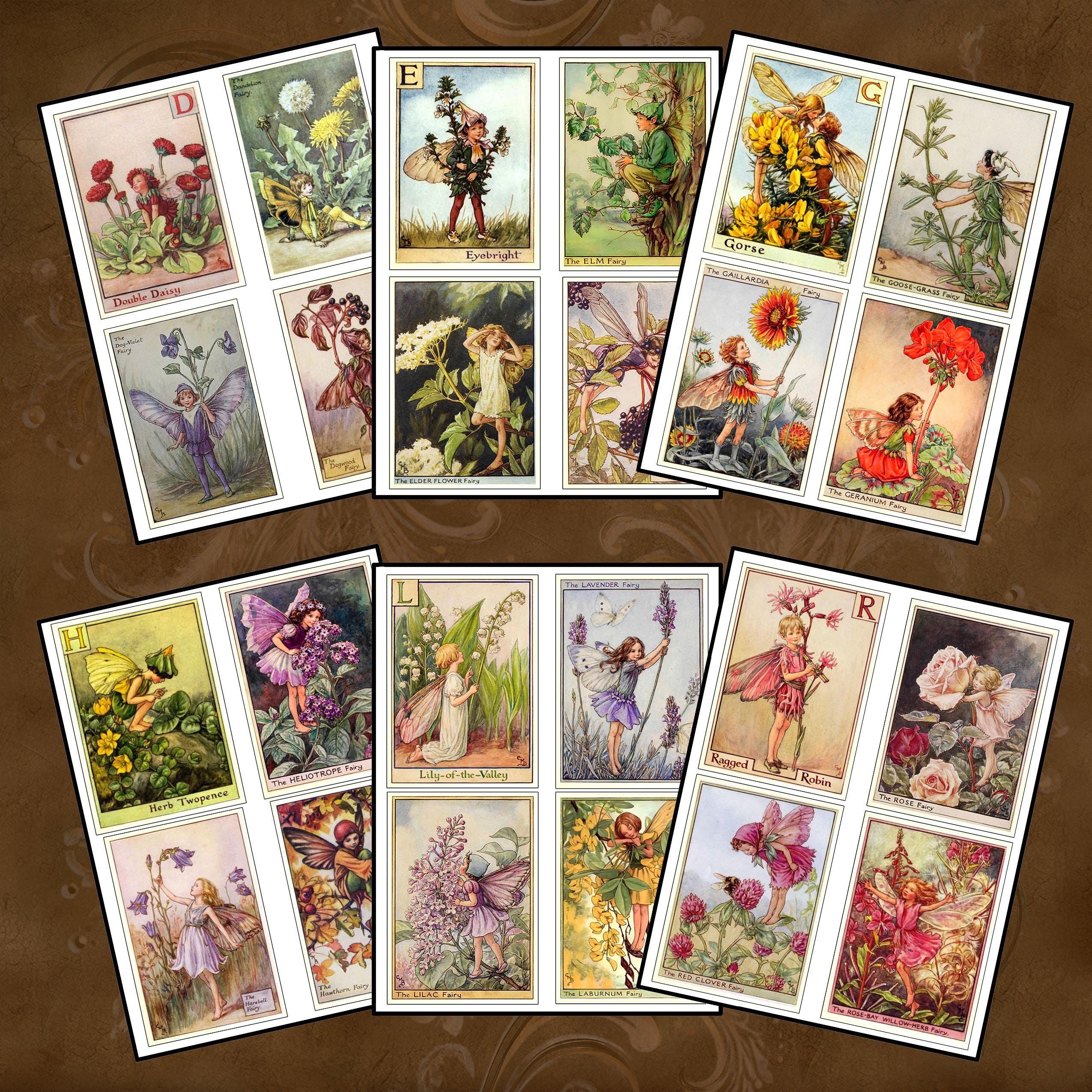 Magical Flower Fairies Junk Journal Ephemera 25 Fantasy Printable Pages ...